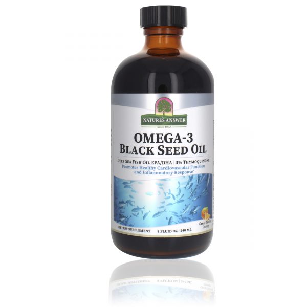 Omega-3 Black Seed Oil Liquid (8oz) - Enlightened Mind. Quality Herbs ...