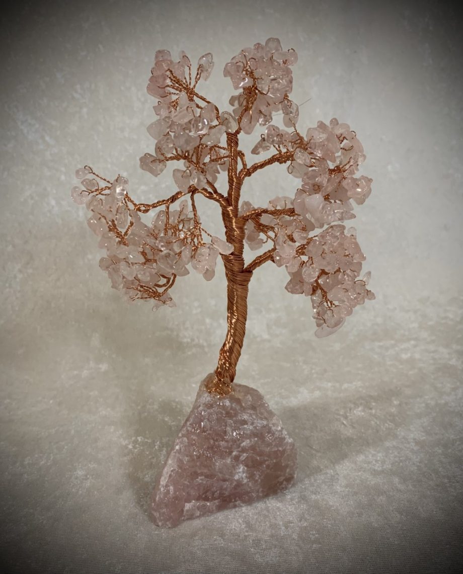 Rose Quartz Crystal Tree 1