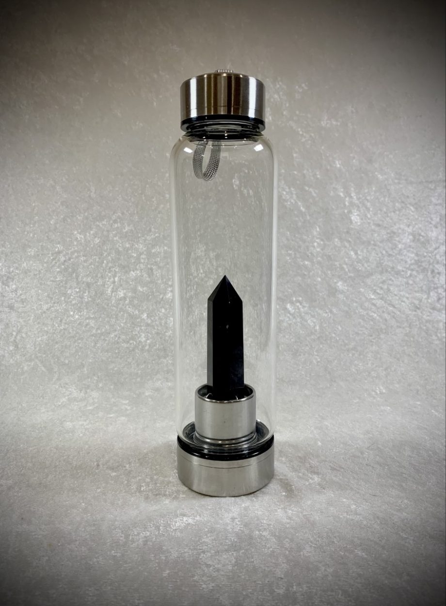 Obsidian Crystal Bottle 1